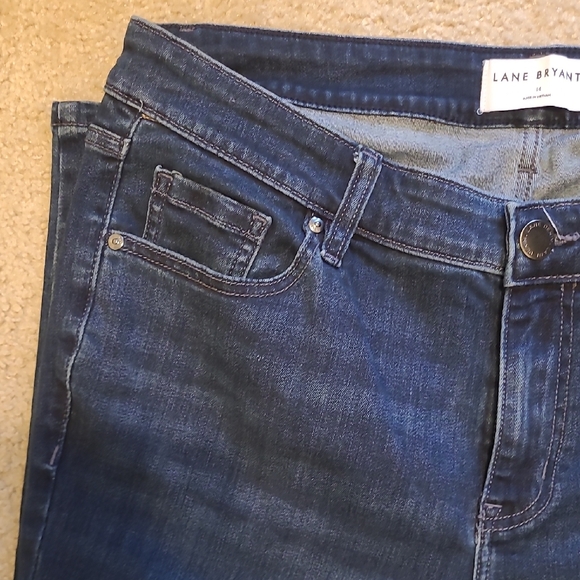 Lane Bryant Dark Indigo Straight-Leg Jeans - Picture 5 of 7